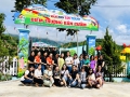 Trường MN Tân Thành đón đoàn cán bộ ở Hà Nội về thăm quan điểm trường Bản Cưởm
