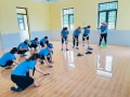 Công tác lao động dọn vệ sinh chuẩn bị cho năm học mới 2024- 2025 tại trường Mầm non Tân Thành