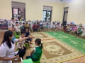 TRƯỜNG MN TÂN THÀNH PHỐI HỢP TRẠM Y TẾ XÃ TIÊM VACXIN SỞI CHO CÁC CON
